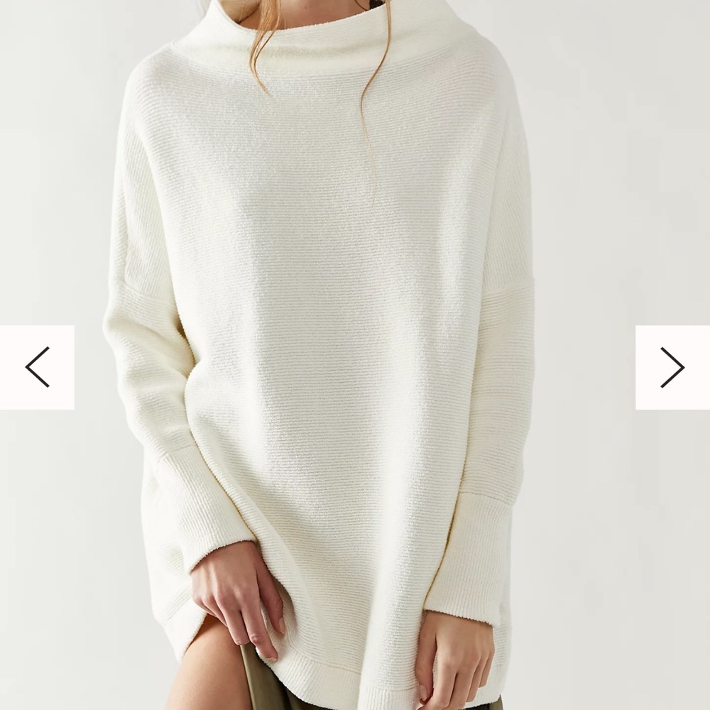 Free people ottoman slouchy sweater tunic xs